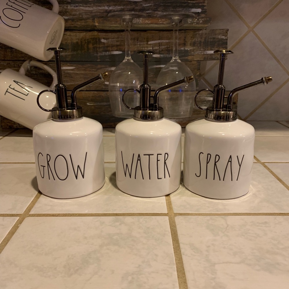 Rae Dunn GROW WATER SPRAY plant watering
